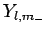 $Y_{l,m_-}$