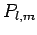 $P_{l,m}$