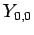 $\displaystyle Y_{0,0}$