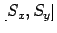 $\displaystyle [S_x, S_y]$