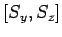$\displaystyle [S_y, S_z]$