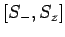 $\displaystyle [S_-,S_z]$