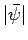 $\vert\bar{\psi}\vert$