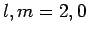 $l,m=2,0$