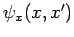 $\psi_x(x,x')$